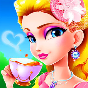 Princess Happy Tea Party Cooking - free online game screenshot at Uiwnd
