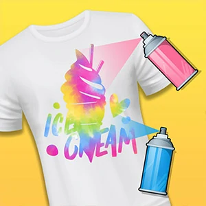 Shirt Dye Diy - free online game screenshot at Uiwnd